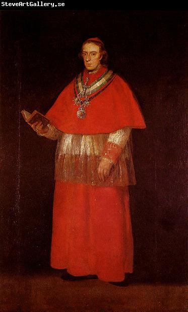 Francisco de Goya Portrait of Cardinal Luis Marea de Borben y Vallabriga